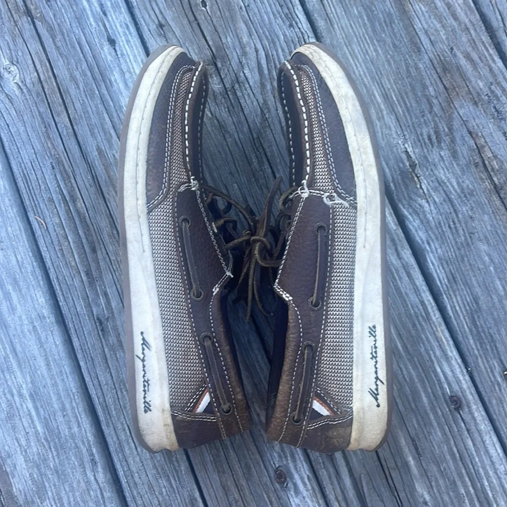 Mens Margaritaville mesh sided boat shoe - Picture 3 of 6